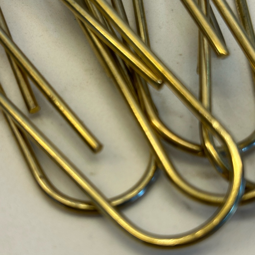 Large Gold Paper Clips - Picture 2 of 3